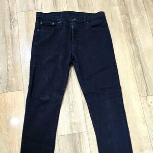 Levi 512 32x30 Woman's Black Jeans